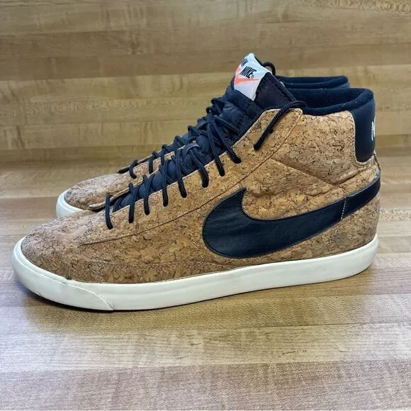 Nike Blazer Mid Cork Mens Size 10 Shoes Sneakers Skate 749636-100 Rare