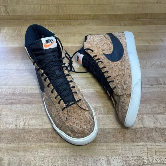 Nike Blazer Mid Cork Mens Size 10 Shoes Sneakers Skate 749636-100 Rare