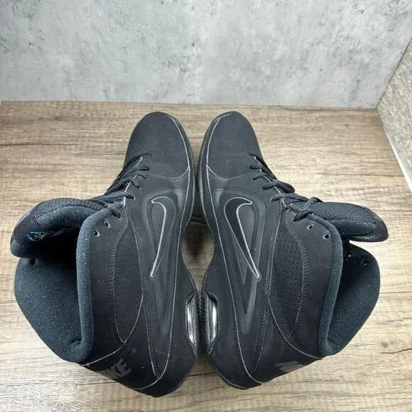 Nike~Men’s~Air Visi Pro 3 Black Basketball Shoes Lace Up Mid Top Size 11.5