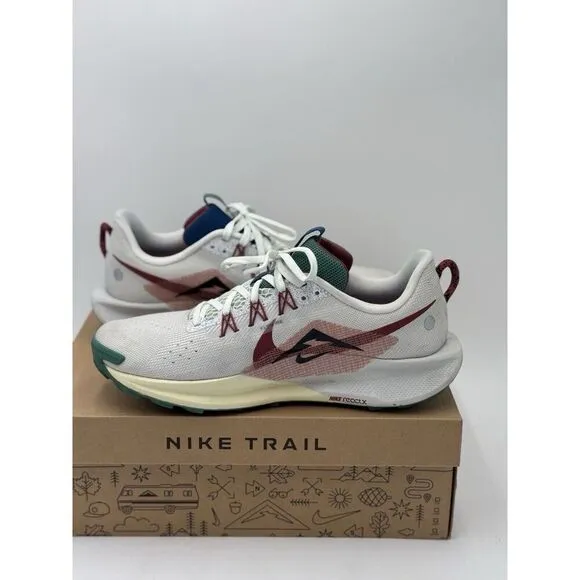 Nike ReactX Pegasus Trail 5 Women's Size 11 White Athletic Shoes DV3865 100