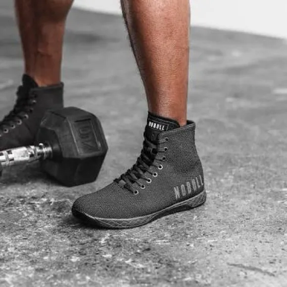 NOBULL Men's Black High-Top Sneakers