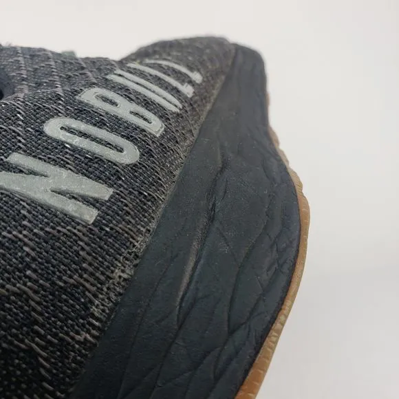 NoBull Men's Trail Run Black Shoes Matryx