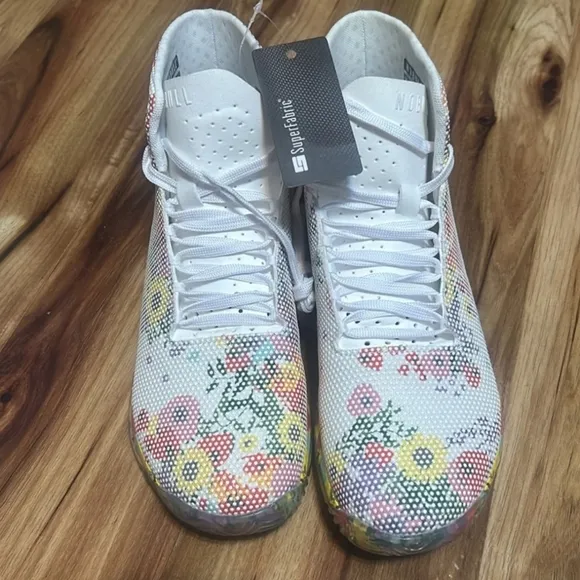 NoBull Super Blossom Floral High top Sneakers Womens Size 10 NIB