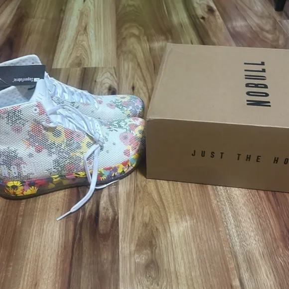 NoBull Super Blossom Floral High top Sneakers Womens Size 10 NIB