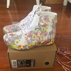 NoBull Super Blossom Floral High top Sneakers Womens Size 10 NIB
