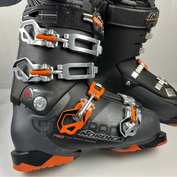 NORDICA Hell &amp; Back H3 RTL Alpine Downhill Ski Boots Men's Size 25.5