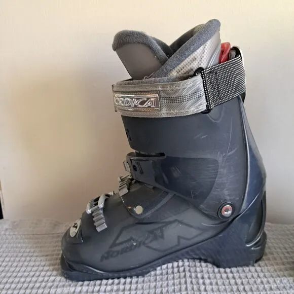 Nordica The Beast 12 W Ski Boots Size 25 25.5 Blue Mens 7 7.5 Womens 8 8.5