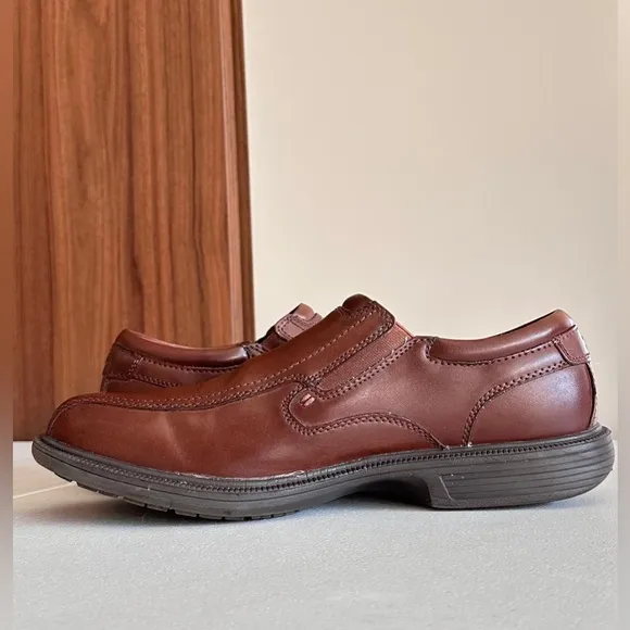 Nunn Bush Street Slip-on Loafer W/Kore Slip Resistant Comfort Technology 10.5M