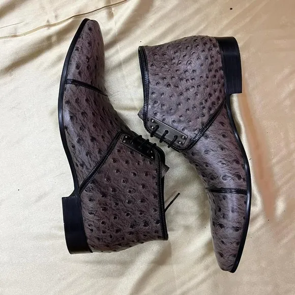 NWB Encore by Fiesso Leather Shoes hi top Sz 11