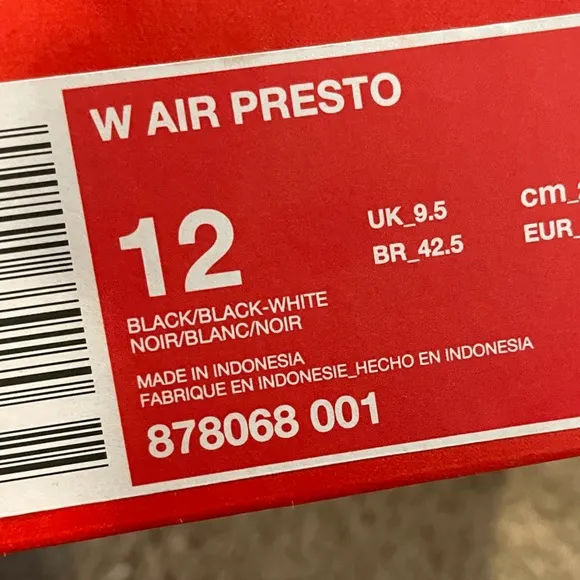 NWB // Nike Air Presto