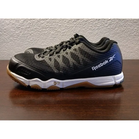 NWB Reebok Speed TR Work Low -Black Athletic Shoes -Comp Toe - Sz W6.5 M4.5 #645