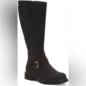 NWOB La Canadienne Hyacinth Waterproof Suede Boots in Black Sz 8.5.
