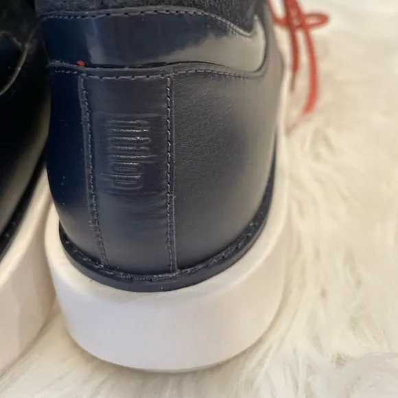 NWOB|Fitflop Skandi Navy Blue Suede Boots, 8