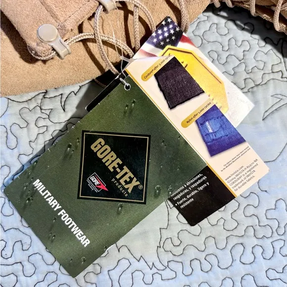 NWT BELLEVILLE Desert TanGoreTex Combat Military Boots Mens 8 ❤️