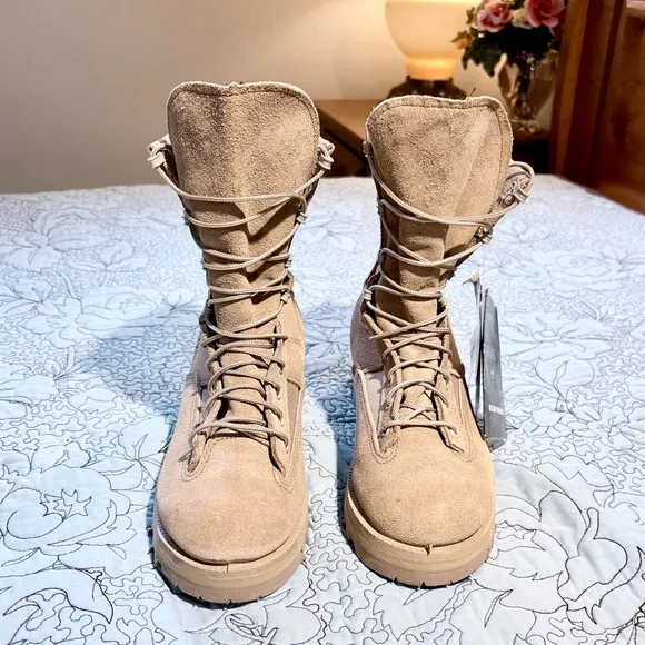 NWT BELLEVILLE Desert TanGoreTex Combat Military Boots Mens 8 ❤️