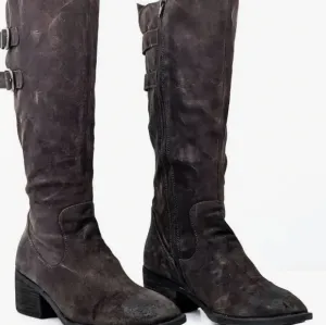 NWT BORN Size 8 Womens Widecalf &quot;Basil&quot; Grey Sueade Leather Upper Riding Heel