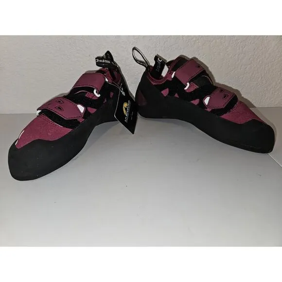 NWT LA SPORTIVA TARANTULA Climbing Shoes Red Plum Women's 7, Men's 6