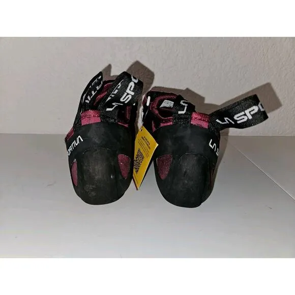 NWT LA SPORTIVA TARANTULA Climbing Shoes Red Plum Women's 7, Men's 6