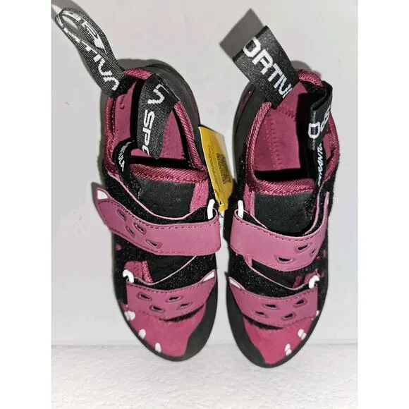 NWT LA SPORTIVA TARANTULA Climbing Shoes Red Plum Women's 7, Men's 6