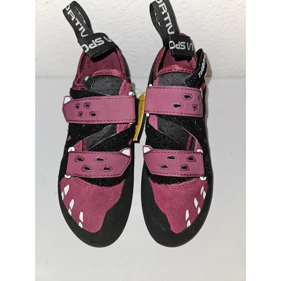 NWT LA SPORTIVA TARANTULA Climbing Shoes Red Plum Women's 7, Men's 6