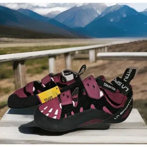 NWT LA SPORTIVA TARANTULA Climbing Shoes Red Plum Women's 7, Men's 6