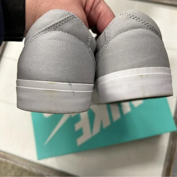 NWT Men’s 10 Women’s 11.5 Nike SB Charge Grey/White Skate Shoes