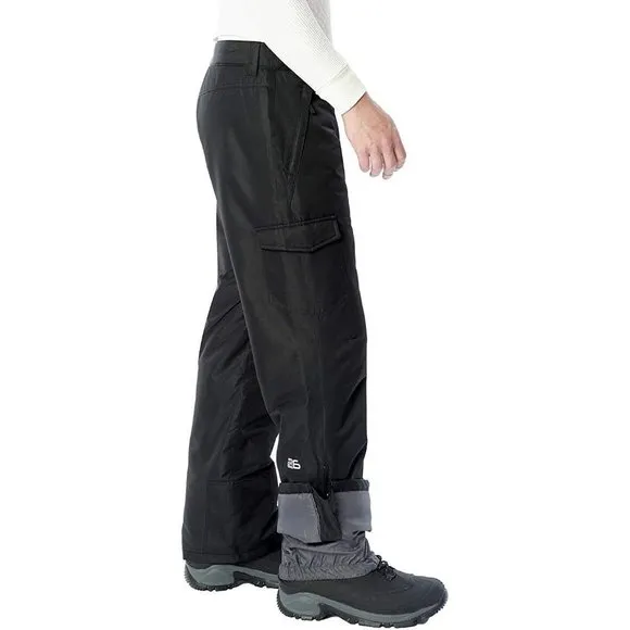 NWT Mens Size XXL 2XL Arctix Black Snowsport Cargo Pants