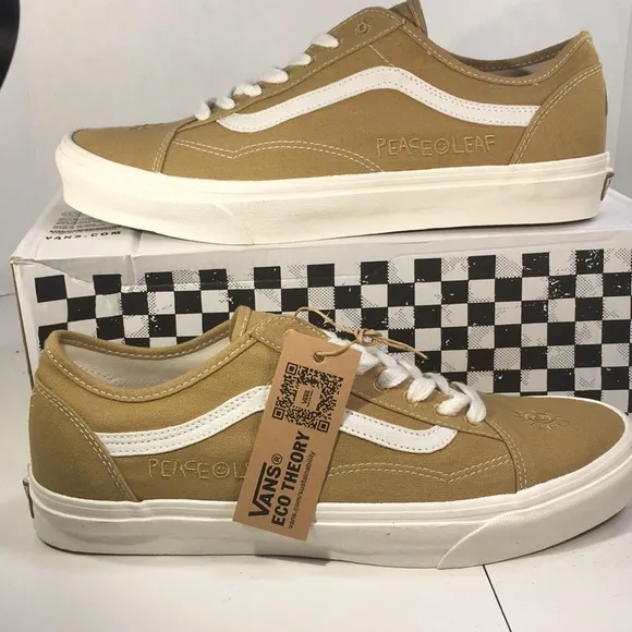 NWT Vans Old Skool Eco Theory Skate Shoes in Golden Mustard Men’s 11