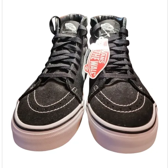 NWT VANS SK8-HI Bandana Black Suede Canvas Skate Shoes Men's Size 9.5 Women's 11