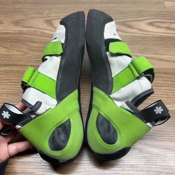 OCUN Jett Climbing Shoes US Mens Size 11.5 UK 10.5 Green