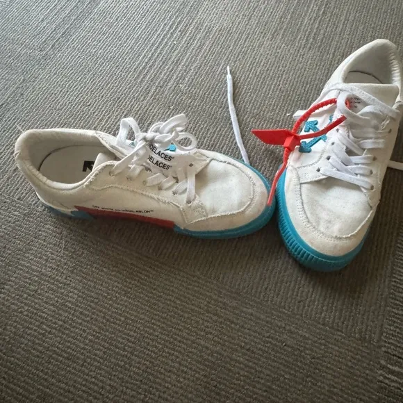 Off-White Sneakers - White and Blue