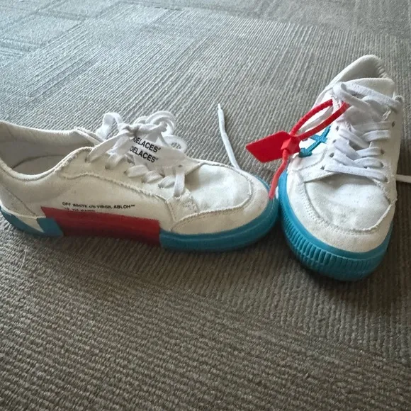 Off-White Sneakers - White and Blue