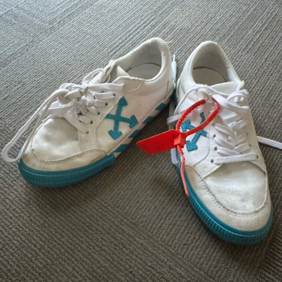 Off-White Sneakers - White and Blue