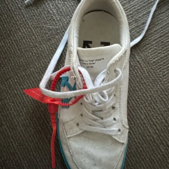 Off-White Sneakers - White and Blue