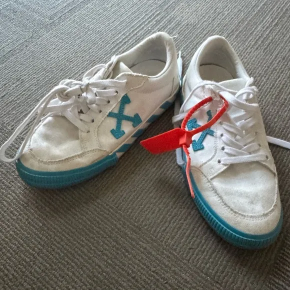 Off-White Sneakers - White and Blue