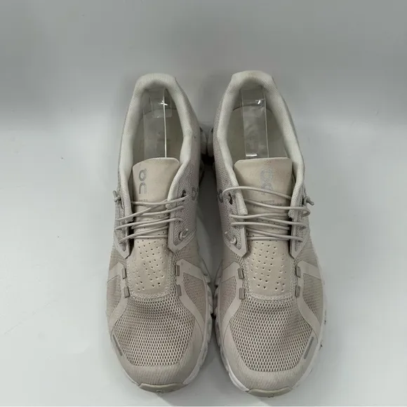 On Cloud 5 Running Shoes Pearl White