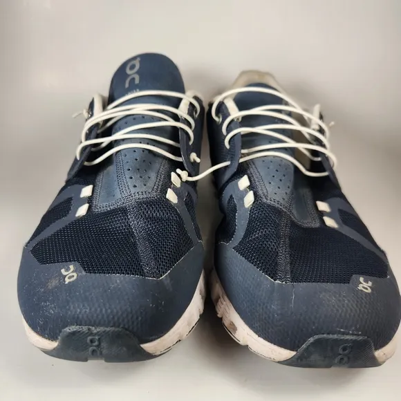 ON CLOUD Men’s Running Shoes Size 13 Navy Speed Laces Trainer Sneaker Athletic