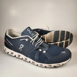 ON CLOUD Men’s Running Shoes Size 13 Navy Speed Laces Trainer Sneaker Athletic