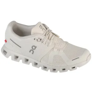 On Cloud Running Cloud 5 Low-Top Athletic Sneakers Round Toe White Size US W8.5