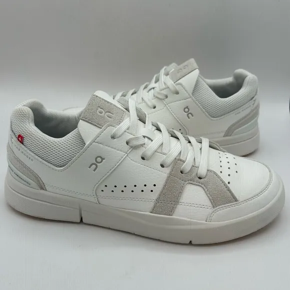 On Cloud, The Roger Clubhouse Women’s Size 9.5 White/sand Athletic Shoes sneaker