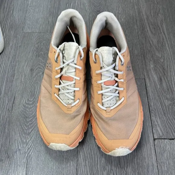 On Cloudventure Peach Orange Women’s Size 10 Trail Running Shoes
