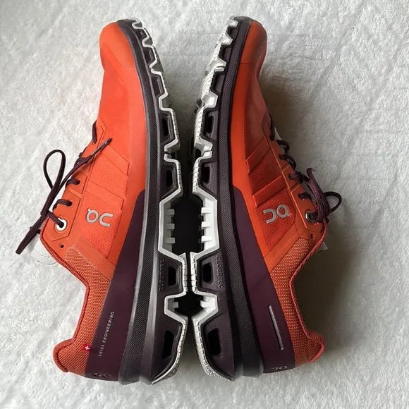 On Cloudventure Trail-Running Men’s Shoes -  Flare/Mulberry.