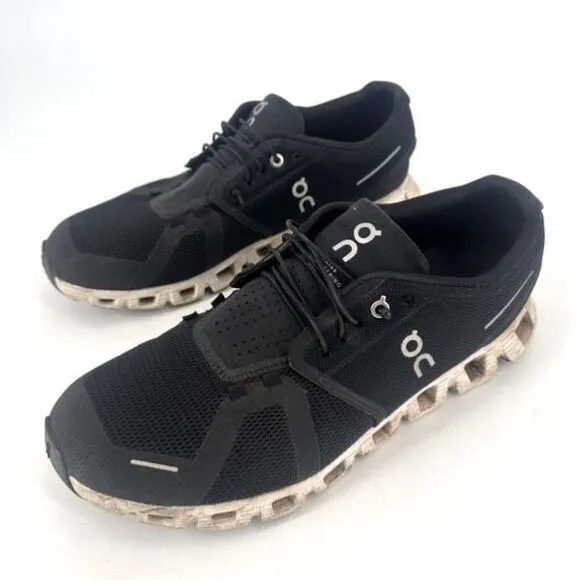 On Running Cloud Men’s Black Cloud 5 Running Shoes Sneakers Size 10.5 GUC