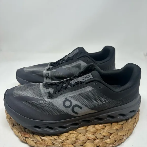 ON RUNNING Cloudsurfer Next Trail Running Shoes Black Eclipse Size 12 Men's