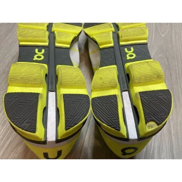 On Running‎ Shoes Cloudflash Speed Athletic Sneaker Men 12.5 Neon White Training