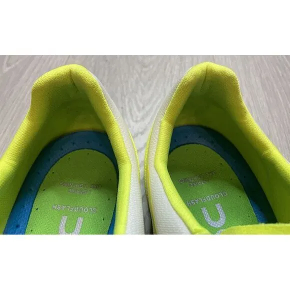 On Running‎ Shoes Cloudflash Speed Athletic Sneaker Men 12.5 Neon White Training