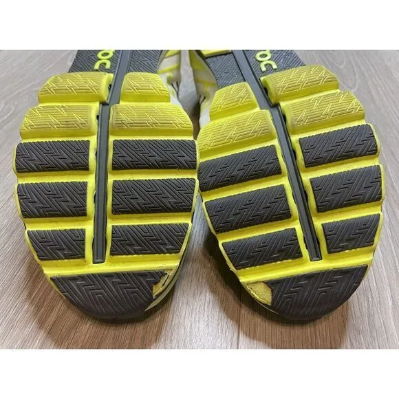 On Running‎ Shoes Cloudflash Speed Athletic Sneaker Men 12.5 Neon White Training