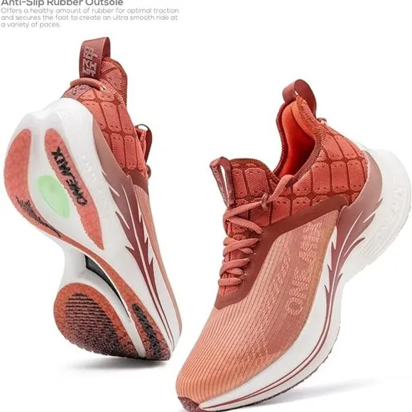 ONEMIX Light Armor Men's Marathon Carbon Fiber Plate Running Shoes Sneakers