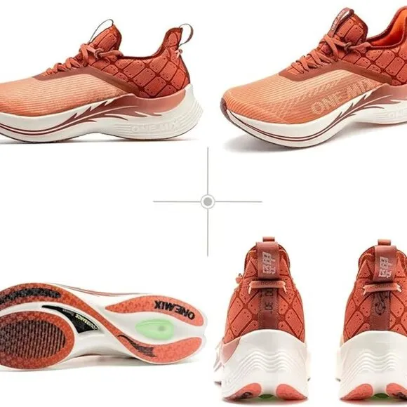ONEMIX Light Armor Men's Marathon Carbon Fiber Plate Running Shoes Sneakers