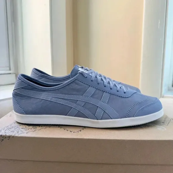 Onitsuka Tiger Sneaker Shoes in Stone Wash Blue White